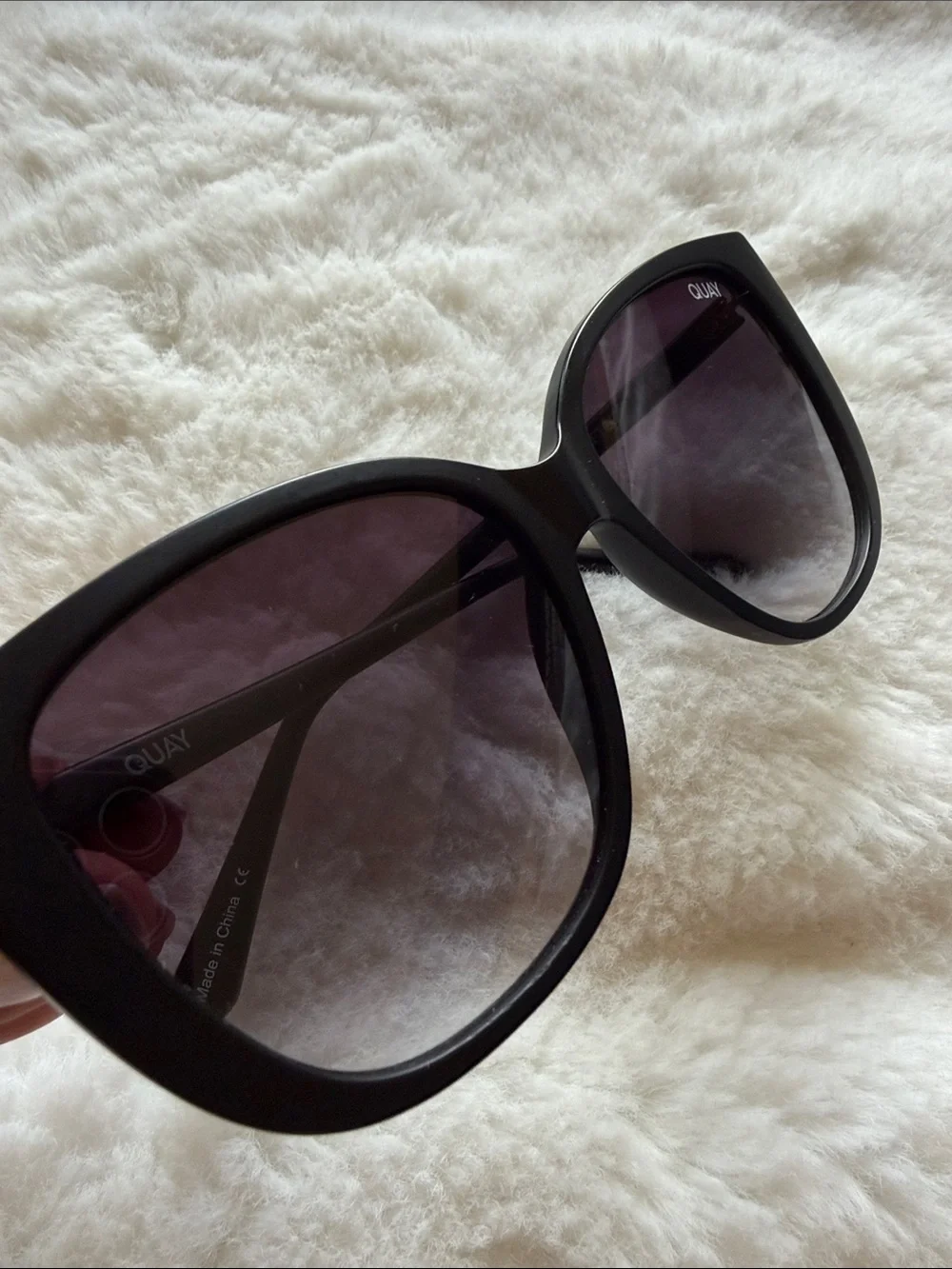 Quay Australia Black Oversized and Square Sunglasses Set